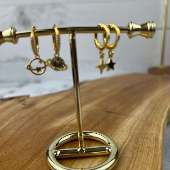 SET OF 3 PAIRS OF EARRINGS - Picture 5 of 6